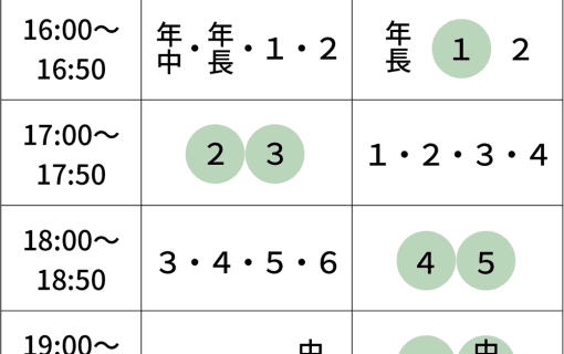 タイムテーブル